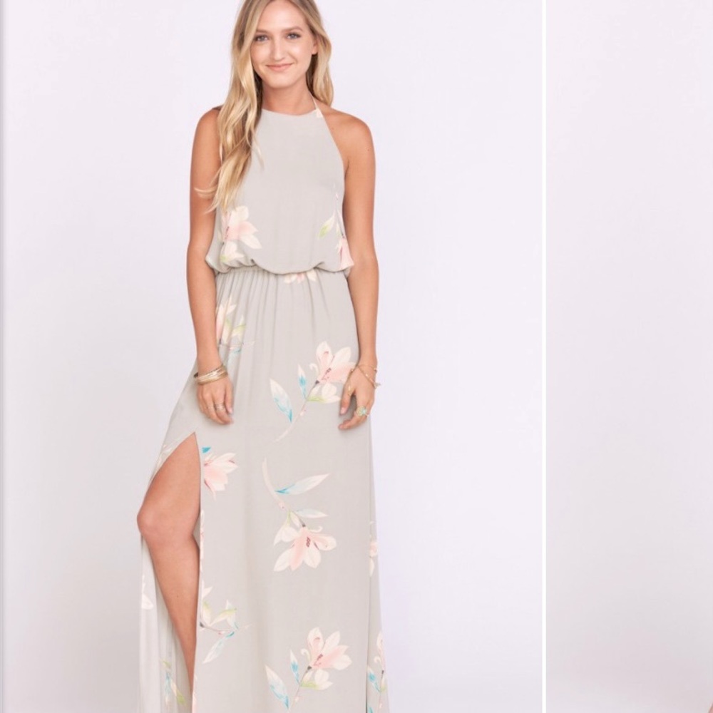 NWOT SHOW ME YOUR MUMU Heather Halter Dress